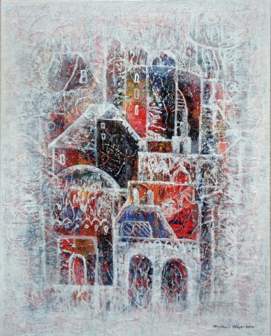 028. Winterliche Stadt